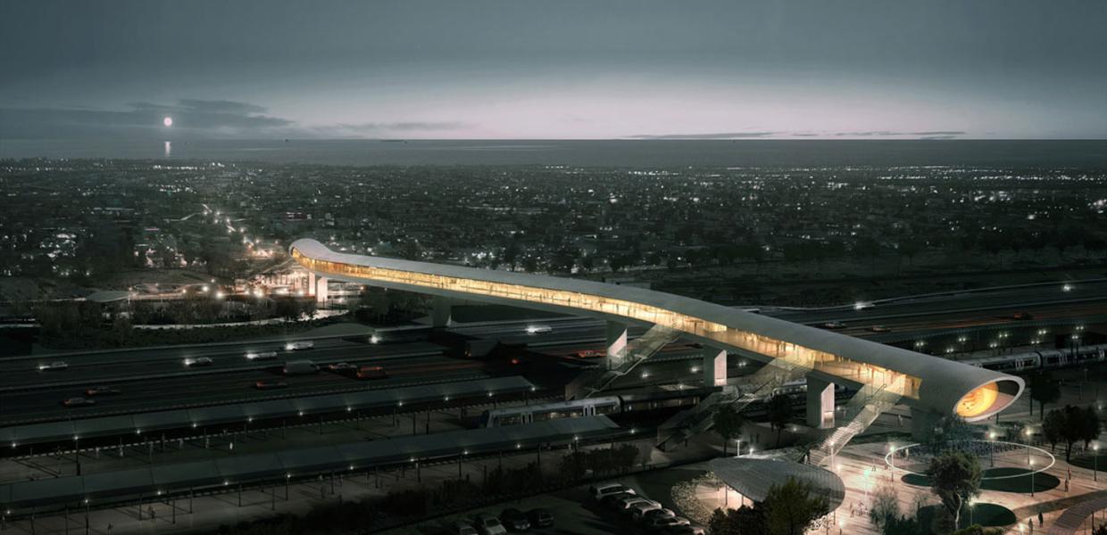 Køge Nord Station - gangbro